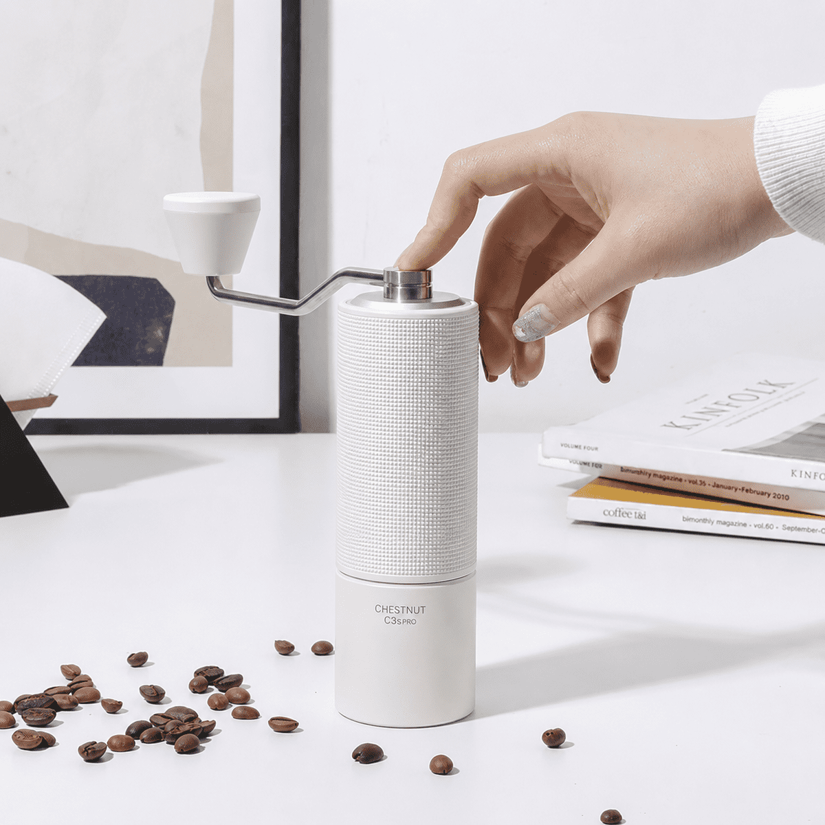 Timemore Handmühle Weiss