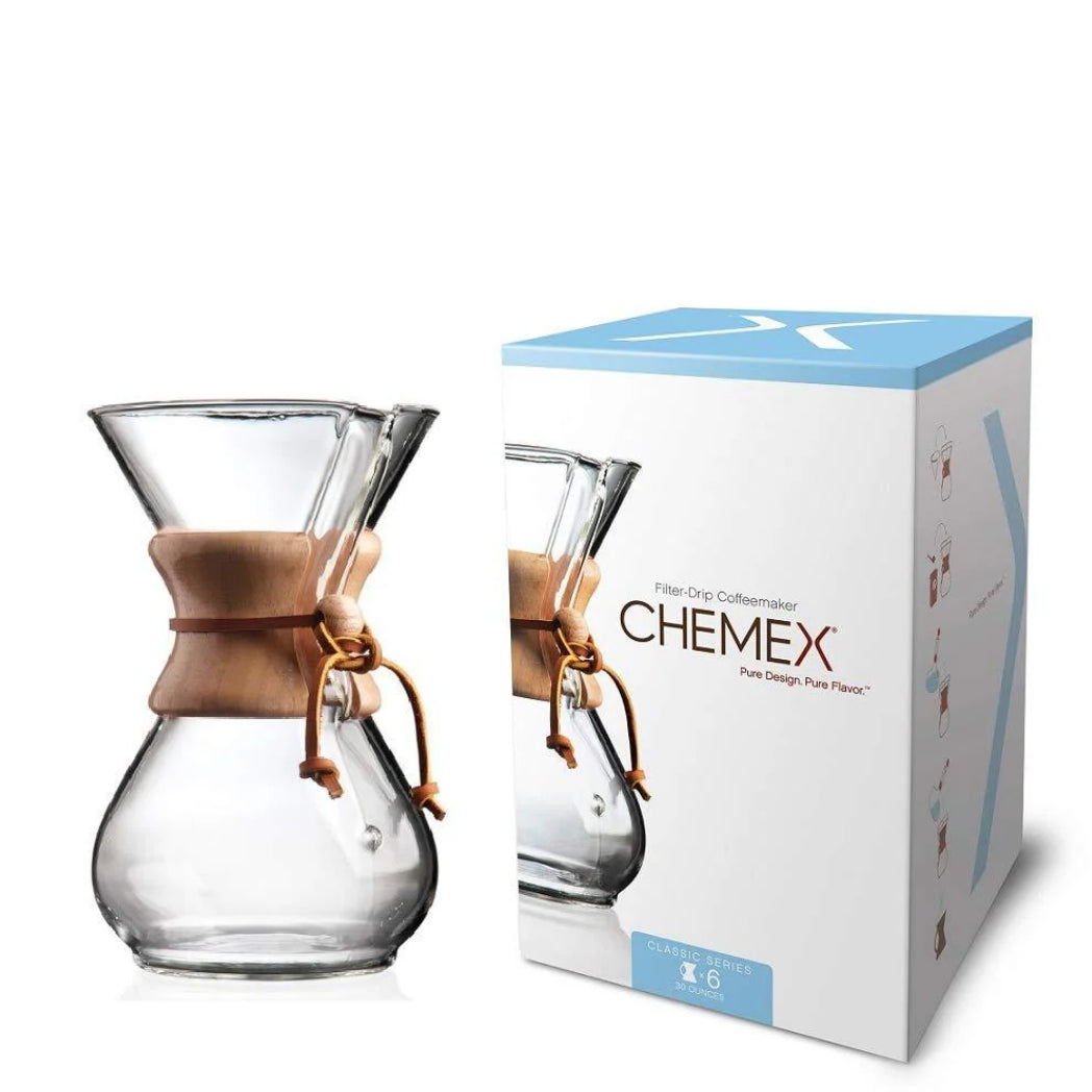 Chemex Glaskaraffe Holzgriff 6 Tassen