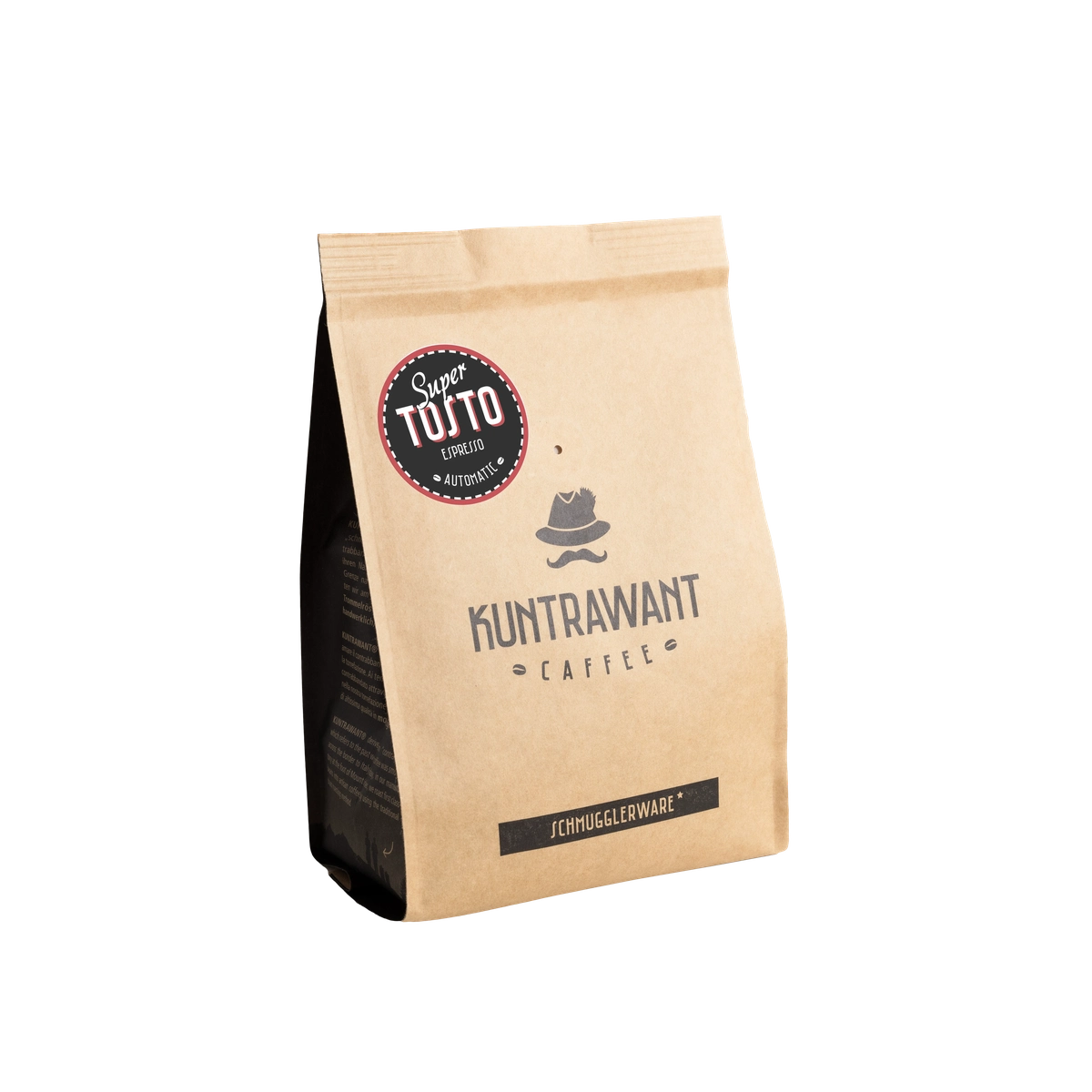 Super Tosto 50% Arabica 50% Robusta 400g Seitlich