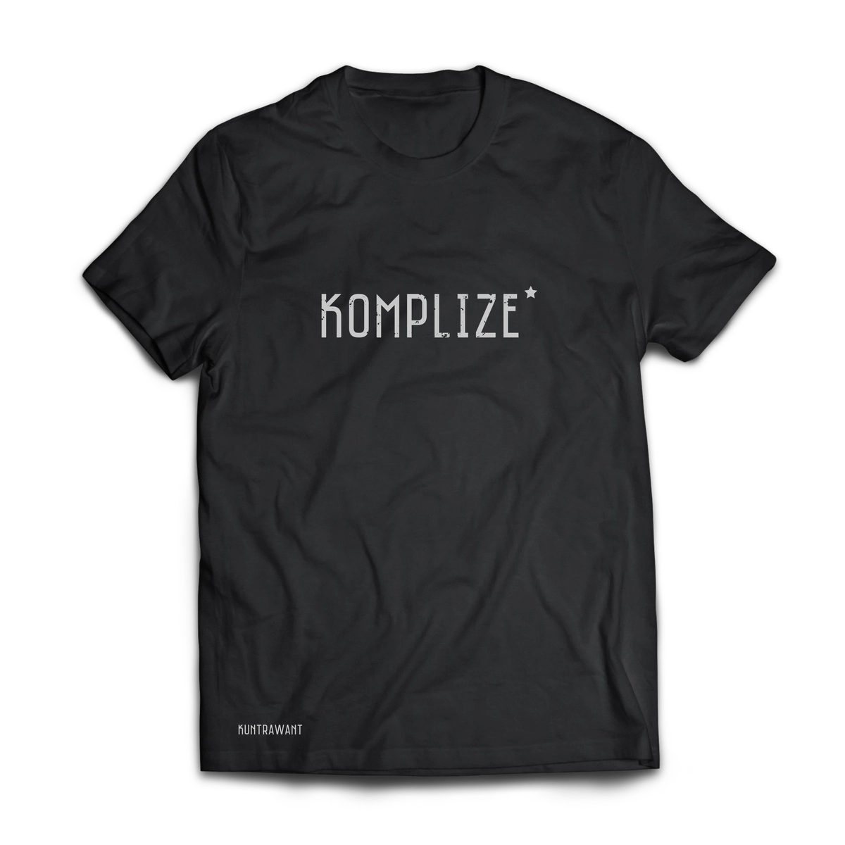 T-Shirt Komplize schwarz freigestellt