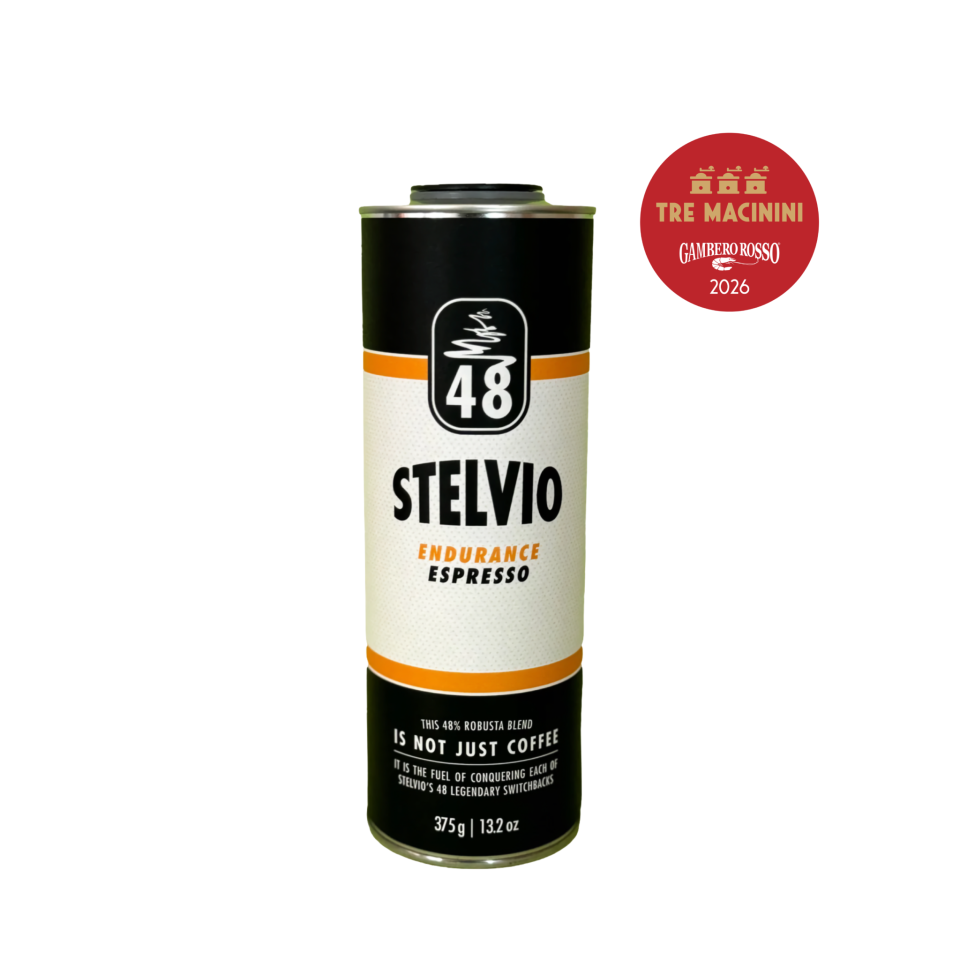 Stelvio Endurance Espresso 48% Robusta 375g Vorderseite