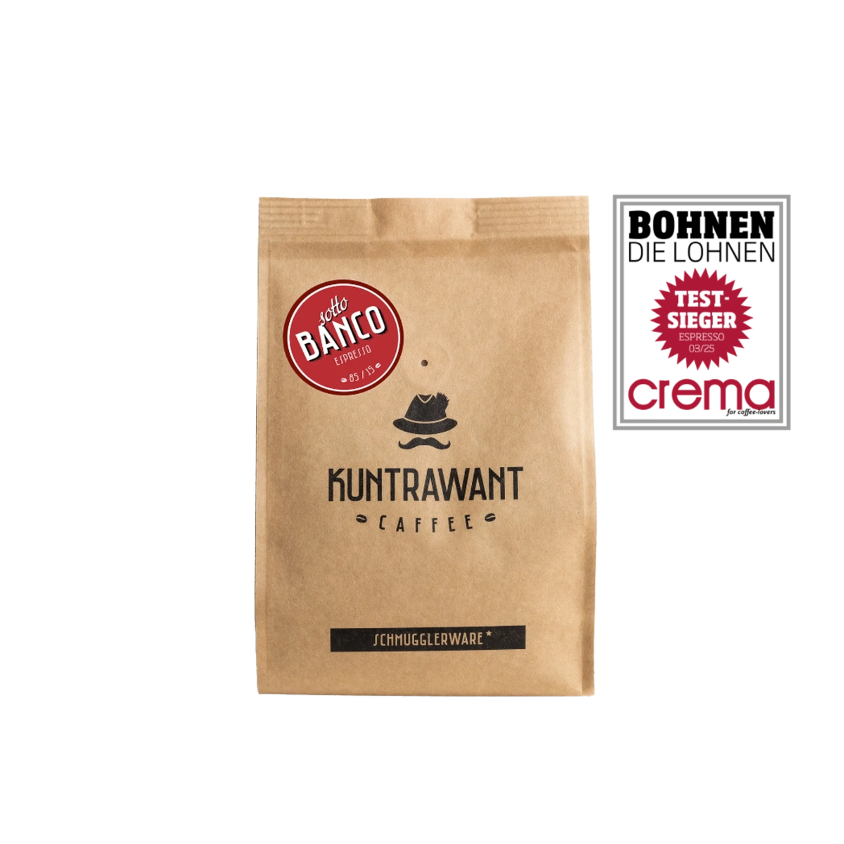Sotto Banco 400g 85% Arabica Espresso Crema Testsieger
