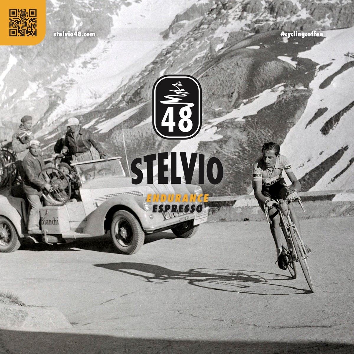 Poster Fotodruck Stelvio Giro Coppi