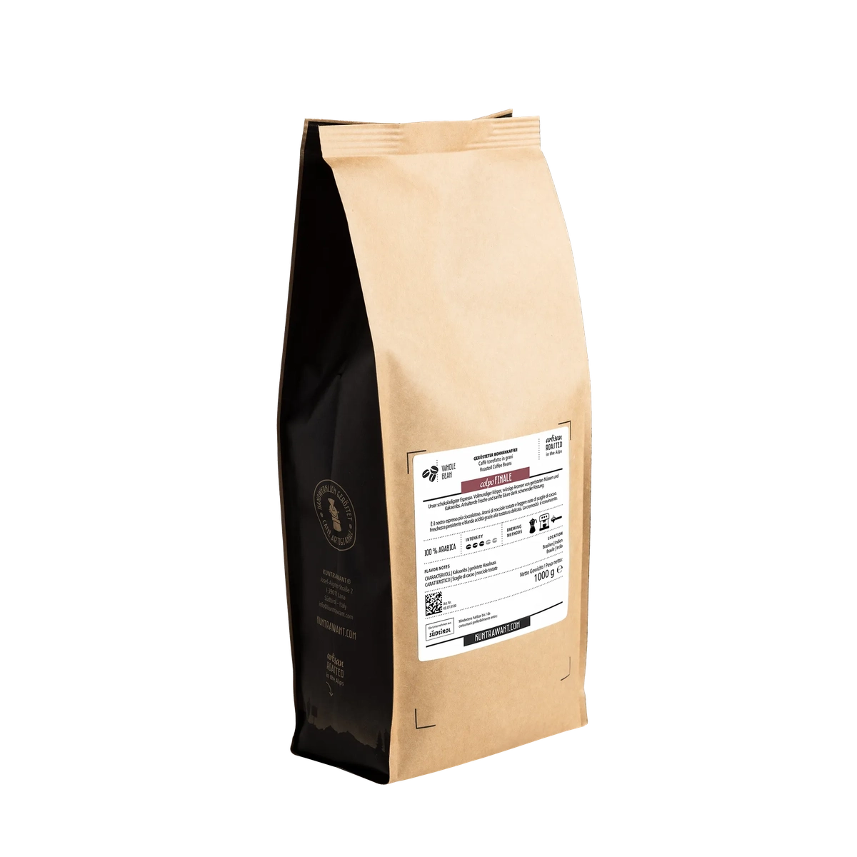 Colpo Finale 100% Arabica Rückenetikett